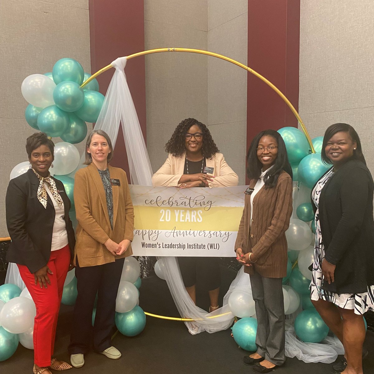 uofsccosw's tweet photo. The 20th Annual Women's Leadership institute at @uofsc - with representation from our outstanding @uofsccosw staff! #socialwork #TheRemarkableWe #WhereCompassionLeads https://t.co/AE6luxQ69P