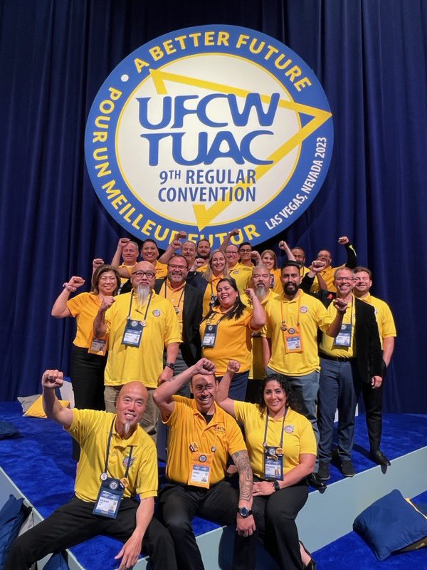 Representing! @UFCW135 @UFCWCanada @UFCW #MembersFirst