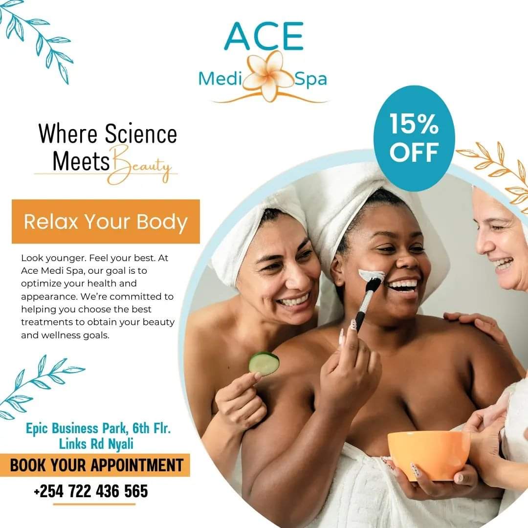 MpowerDirectory's tweet photo. Visit Ace Med Spa For Your Perfect Glow Up!!!!
We are located In Mombasa Kenya: Epic Business Park, Links Road, Nyali.

Schedule an appointment today!
Kenya: +254 722 436565
Uganda: +256 783 276169

https://t.co/lwRInn4heL https://t.co/a6b00kMgwZ