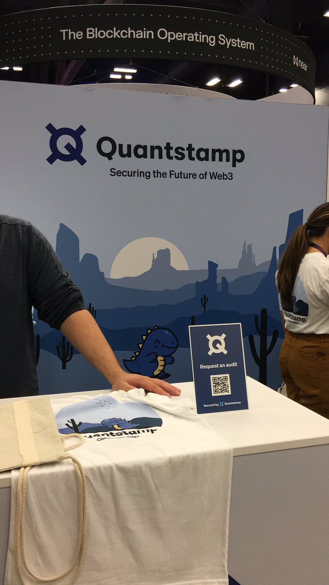 #Consensus2023 great to meet <a href="/Quantstamp/">Quantstamp</a>