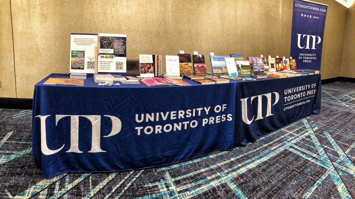 Hello from Nashville, TN! All set up and ready for #UAA2023. Our new titles, award-winners, and key journals in #urbanstudies are all here, and I’m looking forward to two full days of conversations and showcasing the  best of <a href="/utpress/">University of Toronto Press</a> and <a href="/utpjournals/">UTP Journals</a>. See you soon!