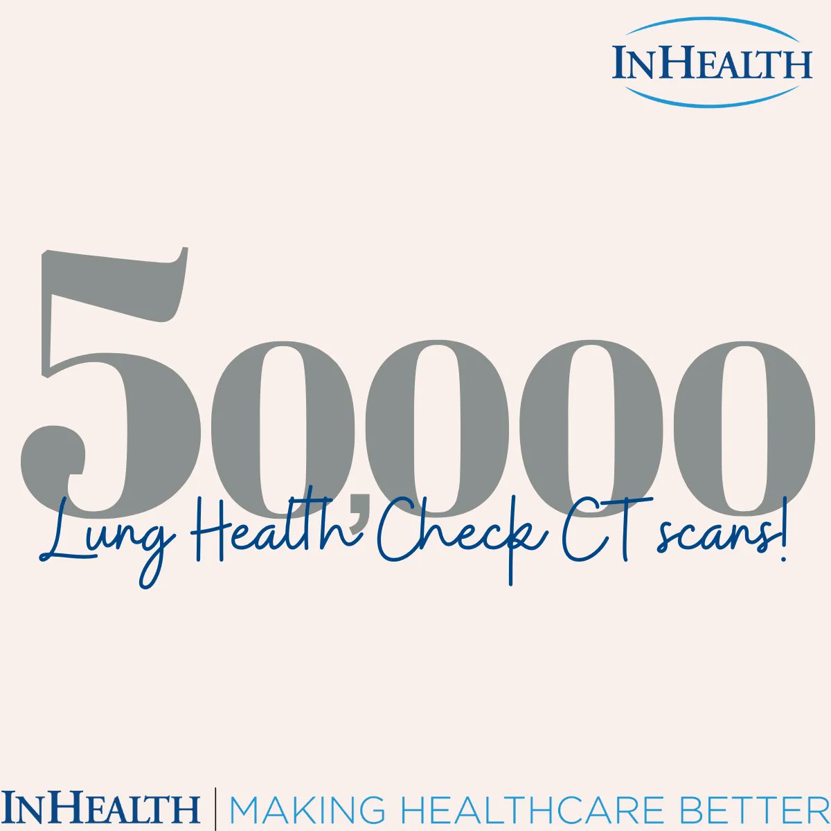 🎉 We've hit 50,000! 🎉 As of March 2023, we have provided 100,000 telephone lung health checks and 50,000 face to face lung health checks. Now, as of April 2023 we are so proud to announce that we have completed our 50,000th lung health check CT scan!