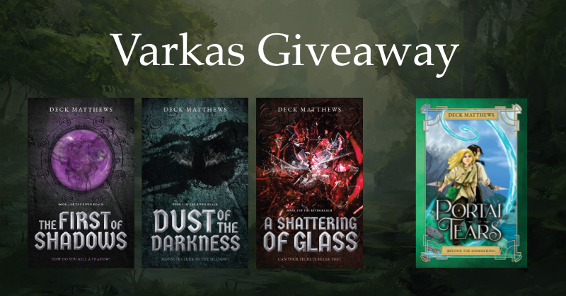 Dear #readers and #bookbloggers! For the next few days, you can get 4 of my Varkas books for FREE. 

All I ask is that you tell a friend, and when you get around to reading them, maybe dropping a review.

For links, check out my Amazon author page:
amazon.com/stores/Deck-Ma…