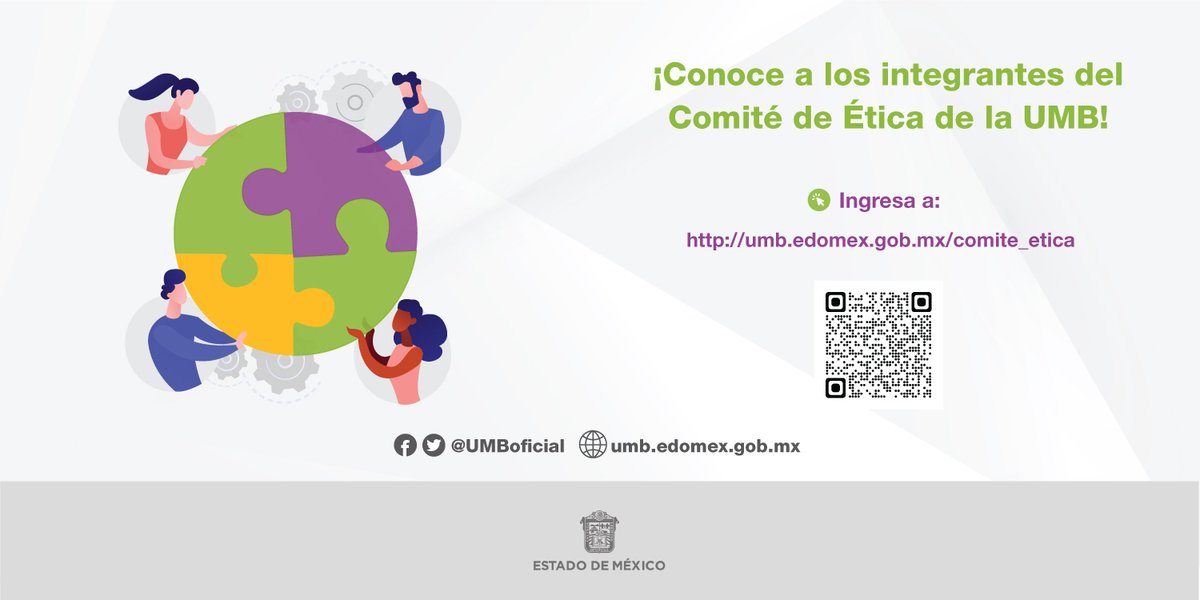 UMBoficial's tweet photo. Te invitamos a conocer a los integrantes del Comité de Ética de la Universidad Mexiquense del Bicentenario.
👉Ingresa a: https://t.co/0fTe3Si8ba
@juanjmillanm https://t.co/TbeJkqsAP8