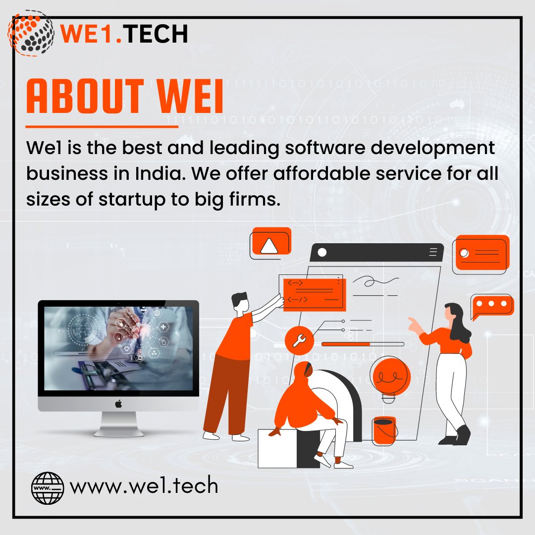 We1Tech's tweet image. We1 is the best and leading software development business in India. We offer affordable service for all sizes of startup to big firms.
Contact for more:
🌎we1.tech
#softwaredevelopmentservice #softwaredevelopments #softwaredevelopment #software #SoftwareDeveloper