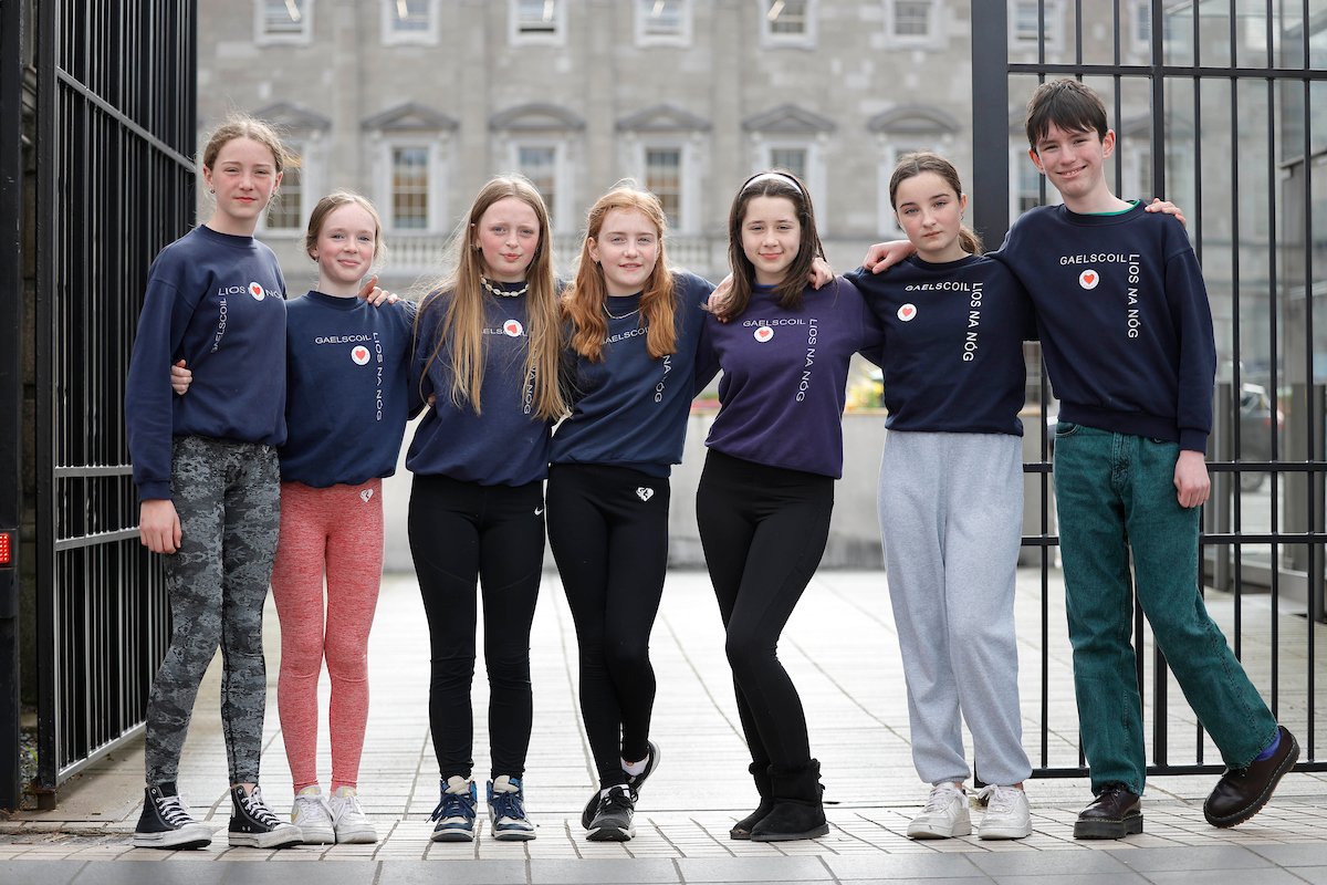 CnaG's tweet photo. "Tá 5 Ghaelscoil, atá lonnaithe sa scoilcheantar BÁC 2, 4, 6, 8, ag éileamh ar an Aire Oideachais @NormaFoleyTD1 cinneadh a dhéanamh, gan a thuilleadh moille nó leithscéal ar bith eile, Gaelcholáiste a bhunú inár scoilcheantar." - Victoria McQuaid, Príomhoide

#Gaelcholaiste2468 https://t.co/Obva5rDLJV