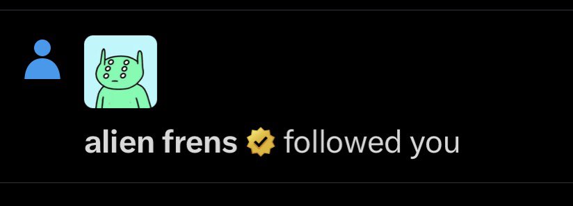 Thanks for the follow 💚 <a href="/alienfrens/">alien frens</a>