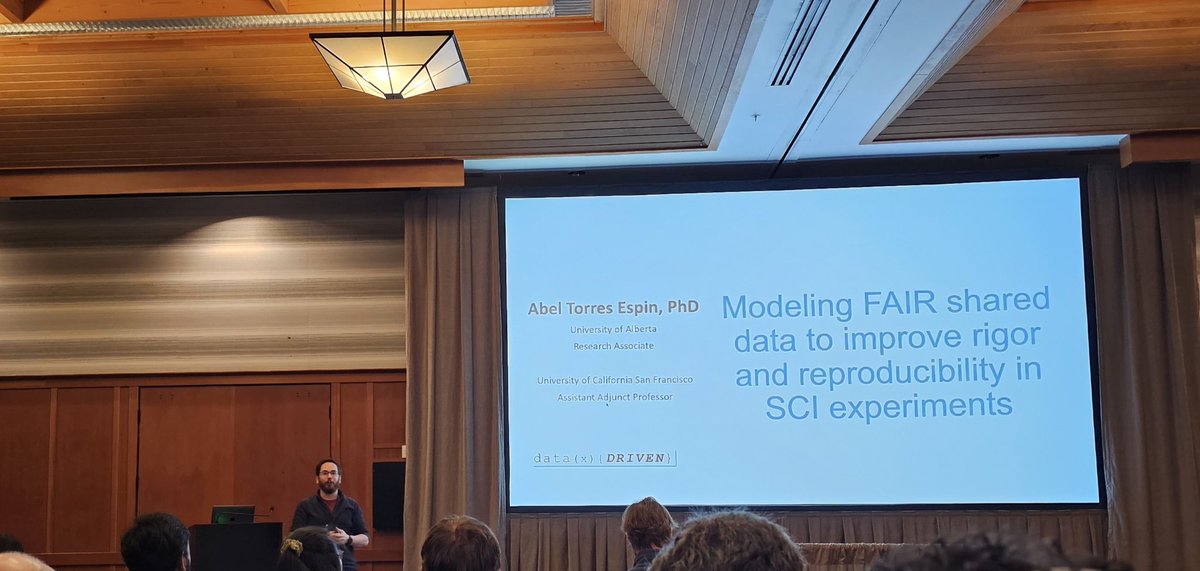 The amazing <a href="/AbelTorresEspi2/">Abel Torres Espin</a> once again delivers a paradigm-shifting talk on how we can better use our data to increase reproducibility #ISNR2023 #spinalcordinjury <a href="/track_sci/">TRACK-SCI</a> <a href="/TheIsnr/">The ISNR</a>