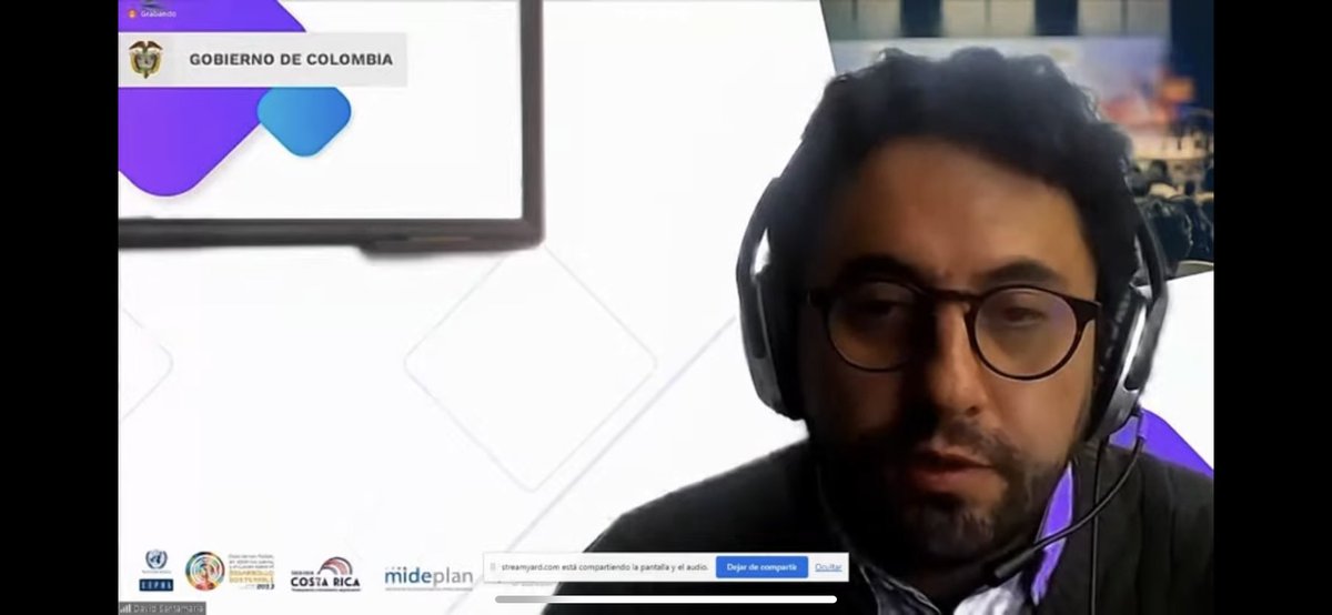Les invitamos a conectarse #AEstaHora a la “Evaluación de coherencia de políticas para el desarrollo”, donde se compartirán diferentes experiencias de implementación de evaluaciones de los Objetivos de Desarrollo Sostenible (ODS). 

Siga la transmisión 👉 youtube.com/live/0eqSmWFQX…