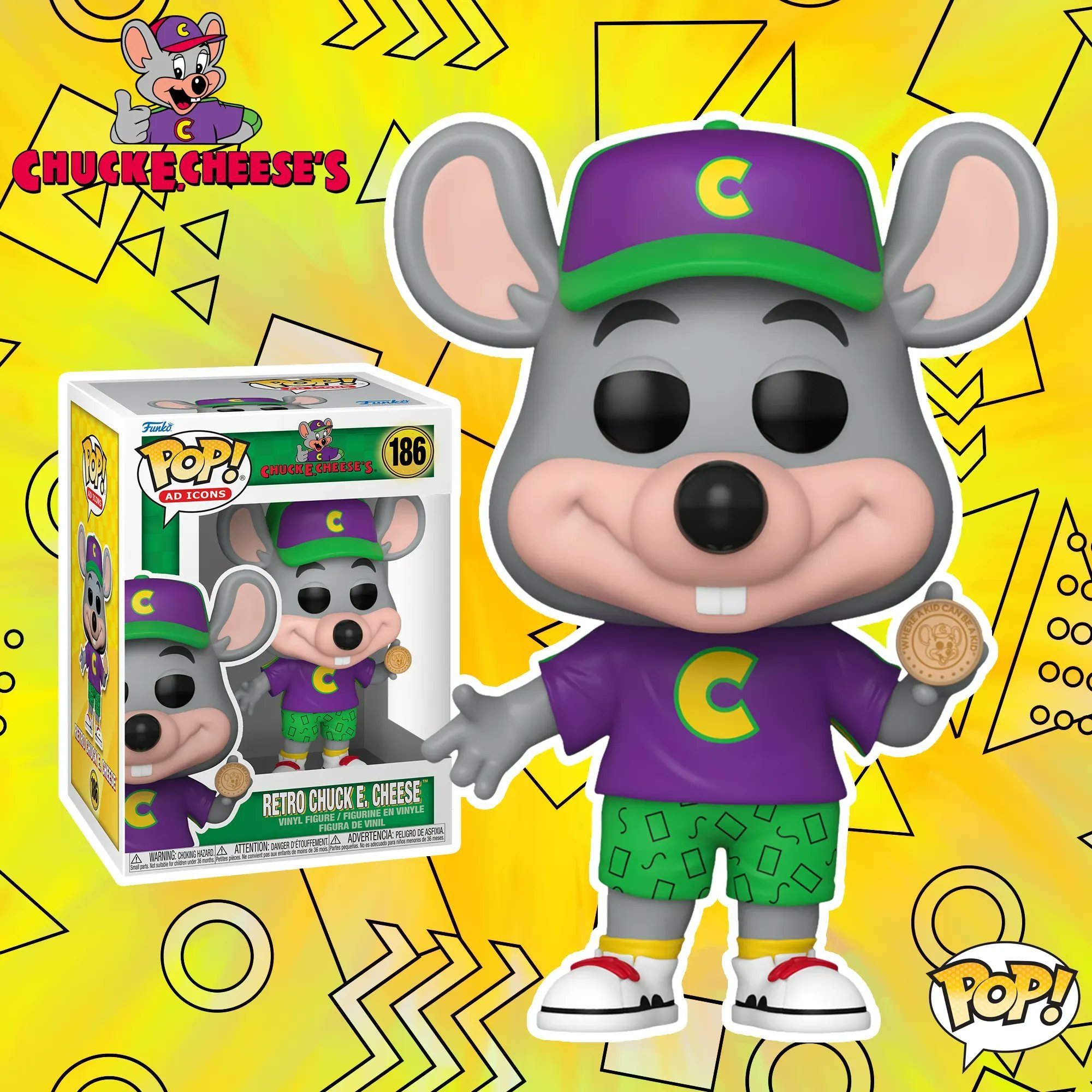 Chuck e cheese funko sales pop