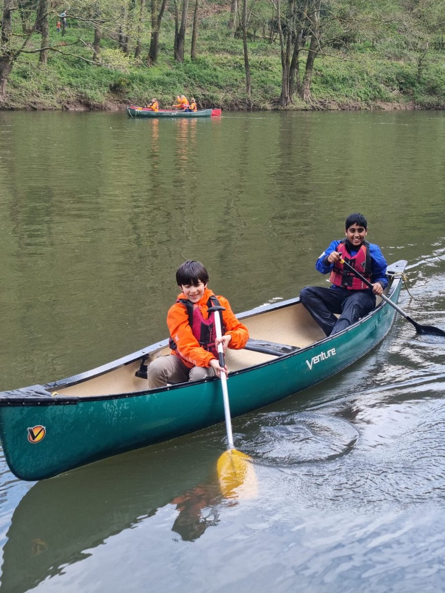Day 1 - Year 6 had a safety talk and went for a paddle on the River Wye… #milbournelodgewyevalley2023 #cognitaway #onlyatmilbourne @milbournelodge
