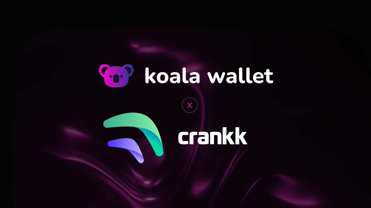 koalawallet's tweet photo. Are you ready Crankksters? 🐨

#KoalaWallet x @IoCrankk soon. https://t.co/dzKZFKm7sc