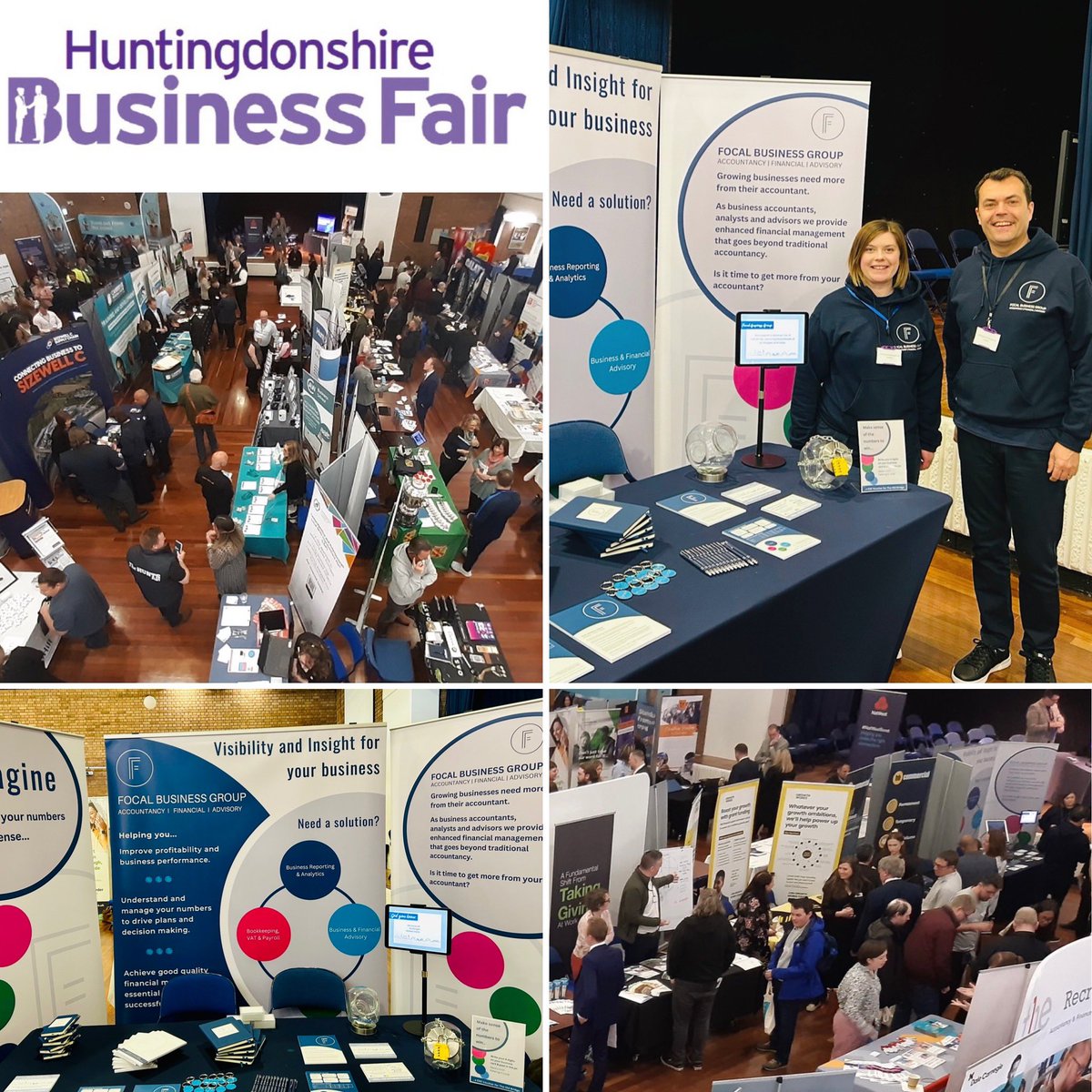 Esther & Mike have had a rewarding & successful day at Huntingdonshire Business Fair, making new connections & promoting our services. Thank you to @cambschamber for hosting the event, we are delighted to be members and look forward being involved with future events. 

#HBF2023