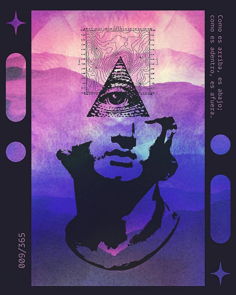 guille_RdF's tweet photo. “Toda la creación -incluyendo la involución y la evolución de un Universo- no es más que un abrir y cerrar de ojos”
•
•
•
•
•
#365posterchallenge #kybalion #theprincipleofcorrespondence #correspondence #hermetic #hermetismo #hermetism #posterdesi… https://t.co/ePoa00iZz9 https://t.co/JICXha4Yr4