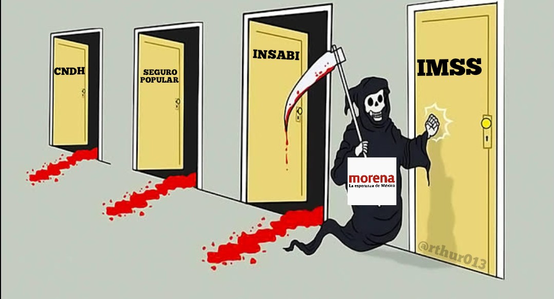 Ya Destruyó el Seguro Popular y ahora va por el IMSS
MORENA y sus manos de estómago
