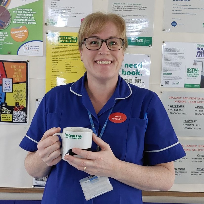 Leic_hospital's tweet photo. Urology Cancer Nurse Specialist, Lisa Corbitt, is proud of her work with our bladder cancer support group, “the comments I receive from the group are amazing to read and I feel very proud to have been involved in the setting the group up in 2019.”

#NationalCancerCNSDay https://t.co/IS3sdXTGbX