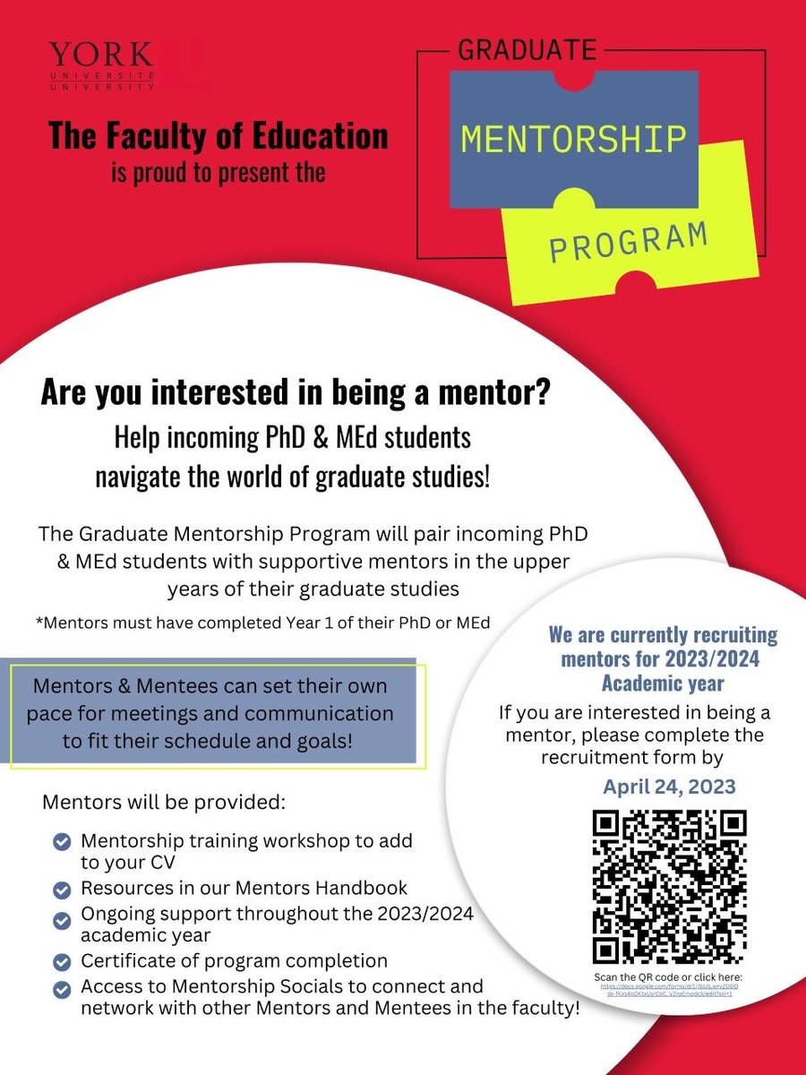 ygse_yu's tweet photo. EXTENDED DEADLINE! Introducing our Mentorship Program!
For more info, visit: https://t.co/dzdvlsozgI https://t.co/KqdavW0Mqn