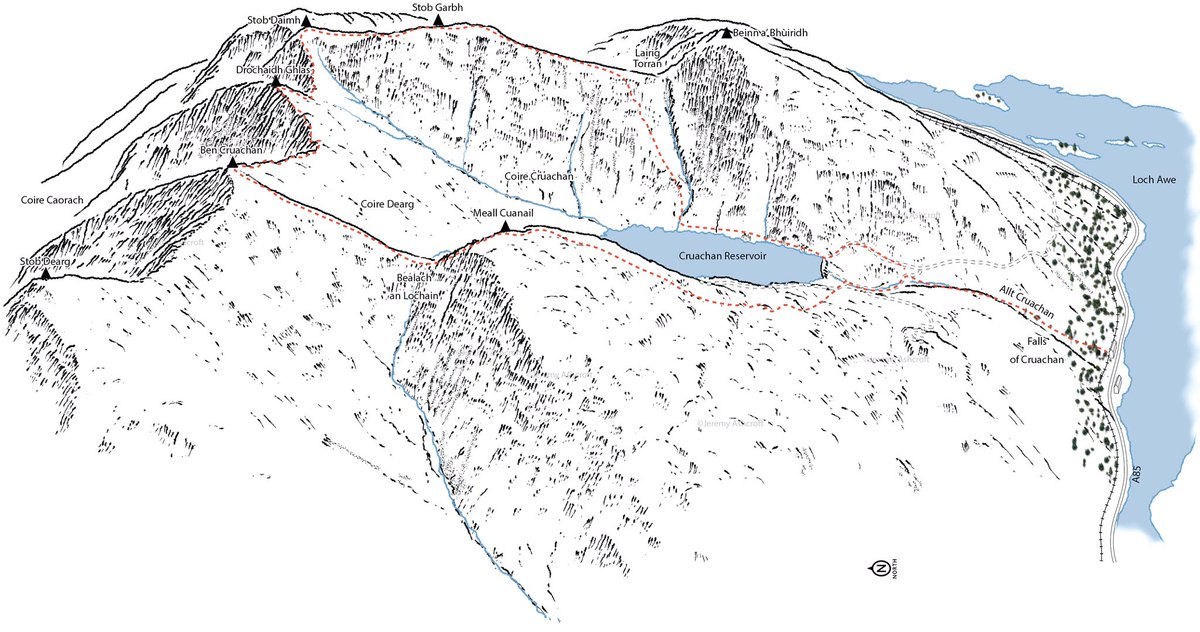 Ben Cruachan Horseshoe
13.2km/6 hours/1490m ascent.
#munros #scotland #adventure #adventures #adventurescotland #mountainclimbing #explorescotland #explore_countryside #lochawe #bencruachan 
#jeremyashcroftmaps