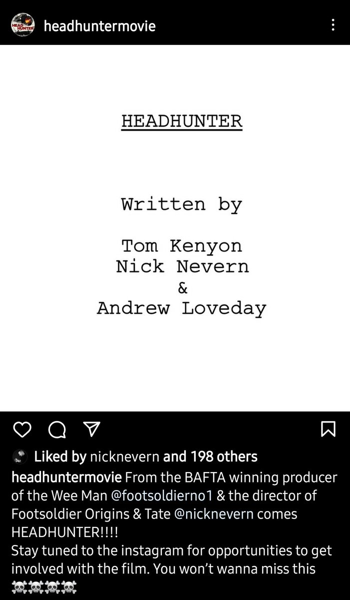 HeadhunterFILM's tweet photo. #OldSchool #HeadHunterArmy

#HeadHunterFilm
#HeadHunterMovie

#TomKenyon
@NickNevern
#AndrewLoveday

#Hooligans
#Hooliganism https://t.co/jW2VXewWFi