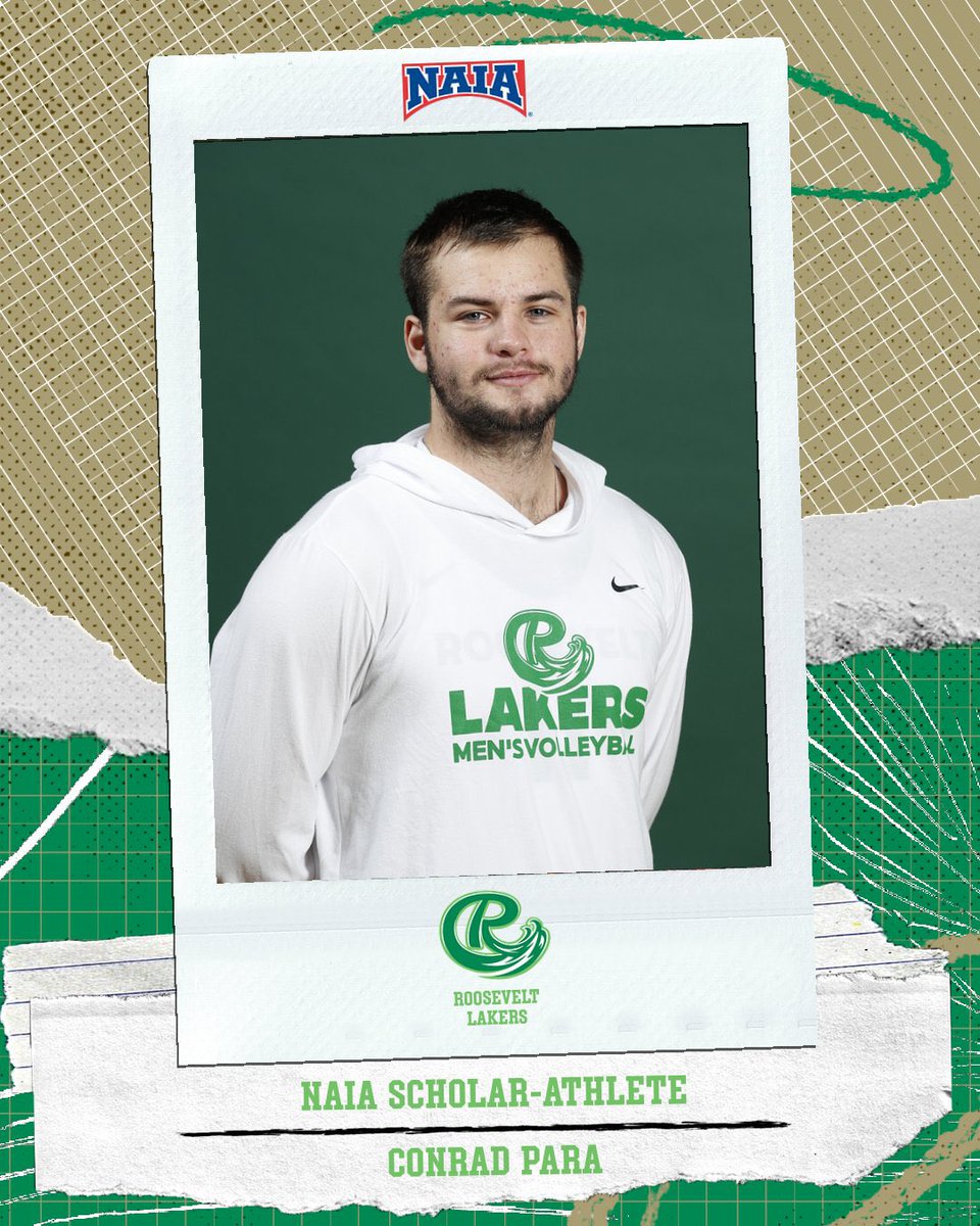 RULakersMVB's tweet photo. Congratulations to senior, Conrad Para, on his academic achievements as a STUDENT-athlete which has earned him NAIA Scholar-Athlete recognition🤓📚 We are so proud of you, Cp!
Read here: https://t.co/Whdf1KilPG
#RUmvb | #WEWILL | #rooseveltu https://t.co/To8cjryv5y