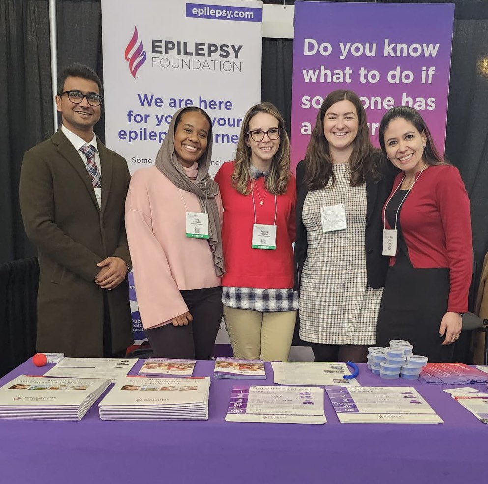 #AAN with colleagues is always a good idea! An amazing meeting so far alongside <a href="/LidiaMouraNVL/">L M</a> <a href="/PoojithDr/">Poojith Nuthalapati</a> @md_lilianmaria <a href="/AndreaDonahueMD/">M. Andrea Donahue, MD</a> Kathleen Farrell, Tom Buckley, Jeff Buchhalter &amp; Chanda Gunn! #ELHS <a href="/EpilepsyNE/">EpilepsyFoundationNE</a> <a href="/EpilepsyFdn/">Epilepsy Foundation of America</a> @aese_00