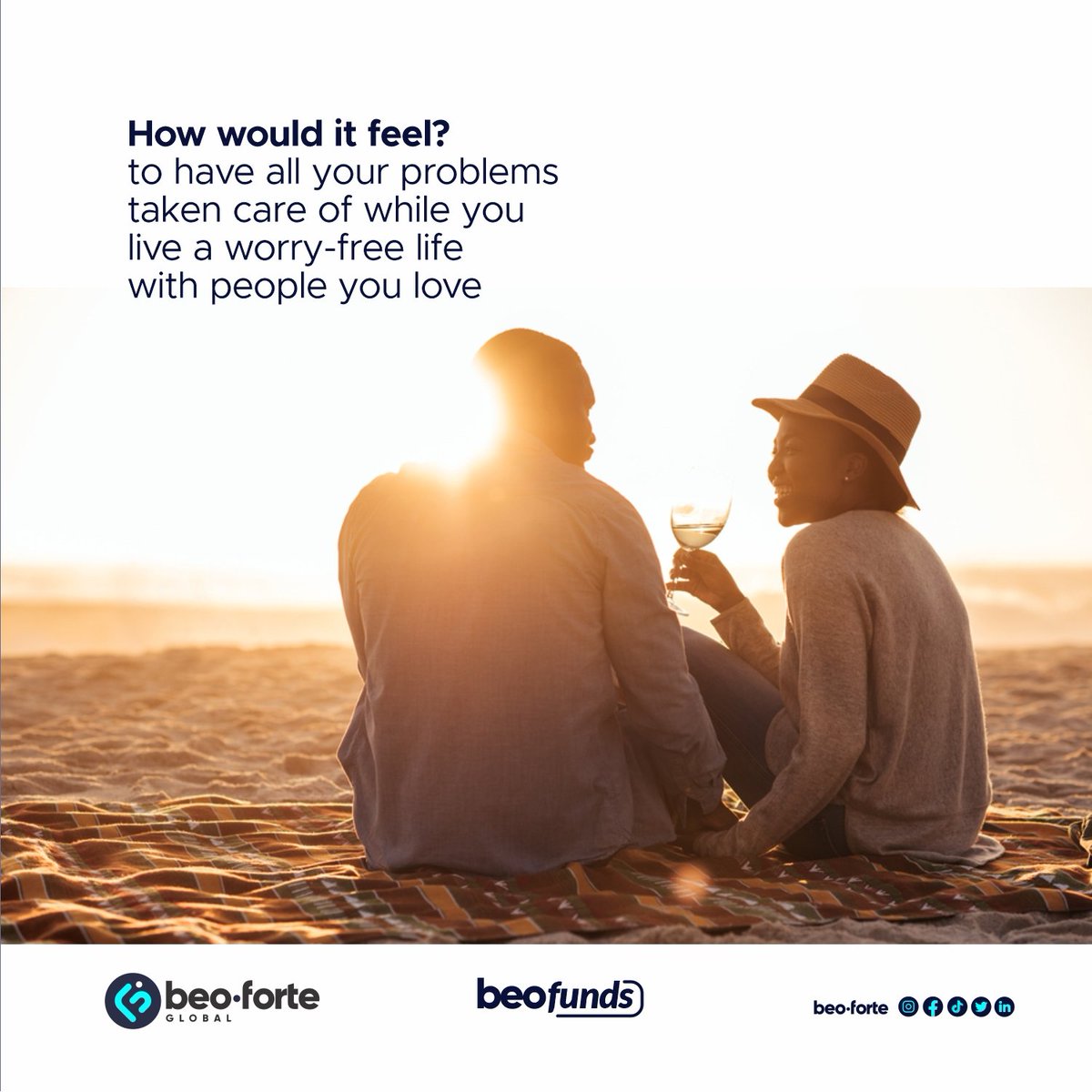 BeoForteGlobal's tweet photo. The possibility of a worry free life is made possible on the back of a financially stable life. Beofunds offers you that ticket to a worry free life via it innovative, risk free, and profit inclined partnership packages. Join us today.

#beofunds #wealth #BeOneOfUs https://t.co/oTsIJ7OKVo