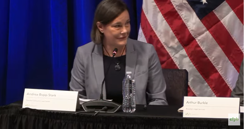 NCLC4consumers's tweet photo. "There is no magic 🪄 legal bullet for these cases, and that is why it is so important for the @CFPB to take action now to deter future conduct. The advisory opinion and other materials released today is a very important first step." @aboppstark #CFPBLive https://t.co/01iItLQHqu https://t.co/fHv88bf0cZ