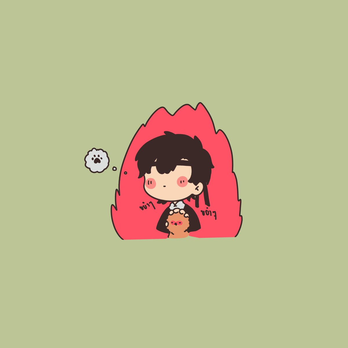 JLAN_qian's tweet photo. @JLAN_Muge (มันแทนกันไม่ได้แต่ก็ทนๆหน่อยละกันนะ)

(หลังม่านเอ็นดูไม่ไหว😂❤️) https://t.co/GDOc707hPa