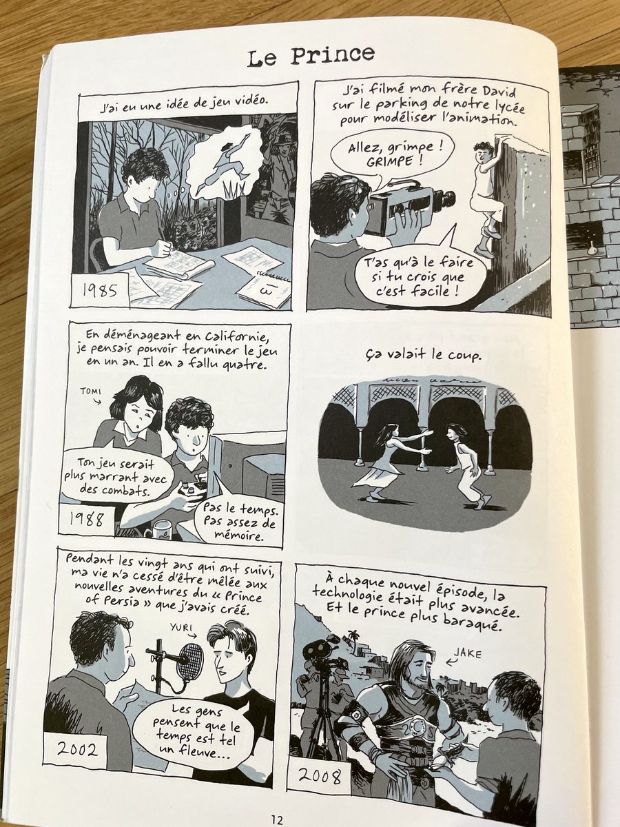 jmechner's tweet photo. 1985 : L'histoire de @princeofpersia commence...
📕Extrait de mon roman graphique REPLAY, disponible dès maintenant dans les librairies BD, chez @DelcourtBD. 🇫🇷Plus d'informations et avant-première gratuite https://t.co/B1ACkkcpX8 https://t.co/IcZlQUOrTA