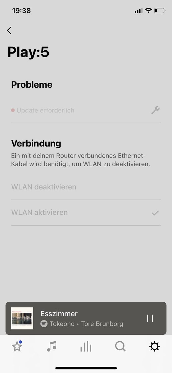 Hey <a href="/Sonos/">Sonos</a> team, I need to do updates for my play 5 super regularly, nowadays… just did last one 2 months ago, quite cumbersome via ethernet. Why can’t you deliver update via wifi?