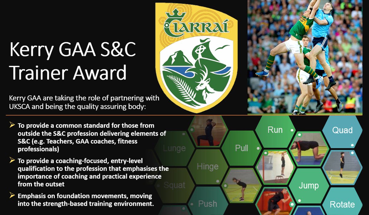 Kerry_Official's tweet photo. Kerry GAA Strength &amp; Conditioning Trainer Award - Certificate in the Foundations of Strength and Conditioning (S&amp;C Trainer)

ONLY 16 places available

INFORMATION https://t.co/OvZpLXrLwN https://t.co/hRKbItSskT
