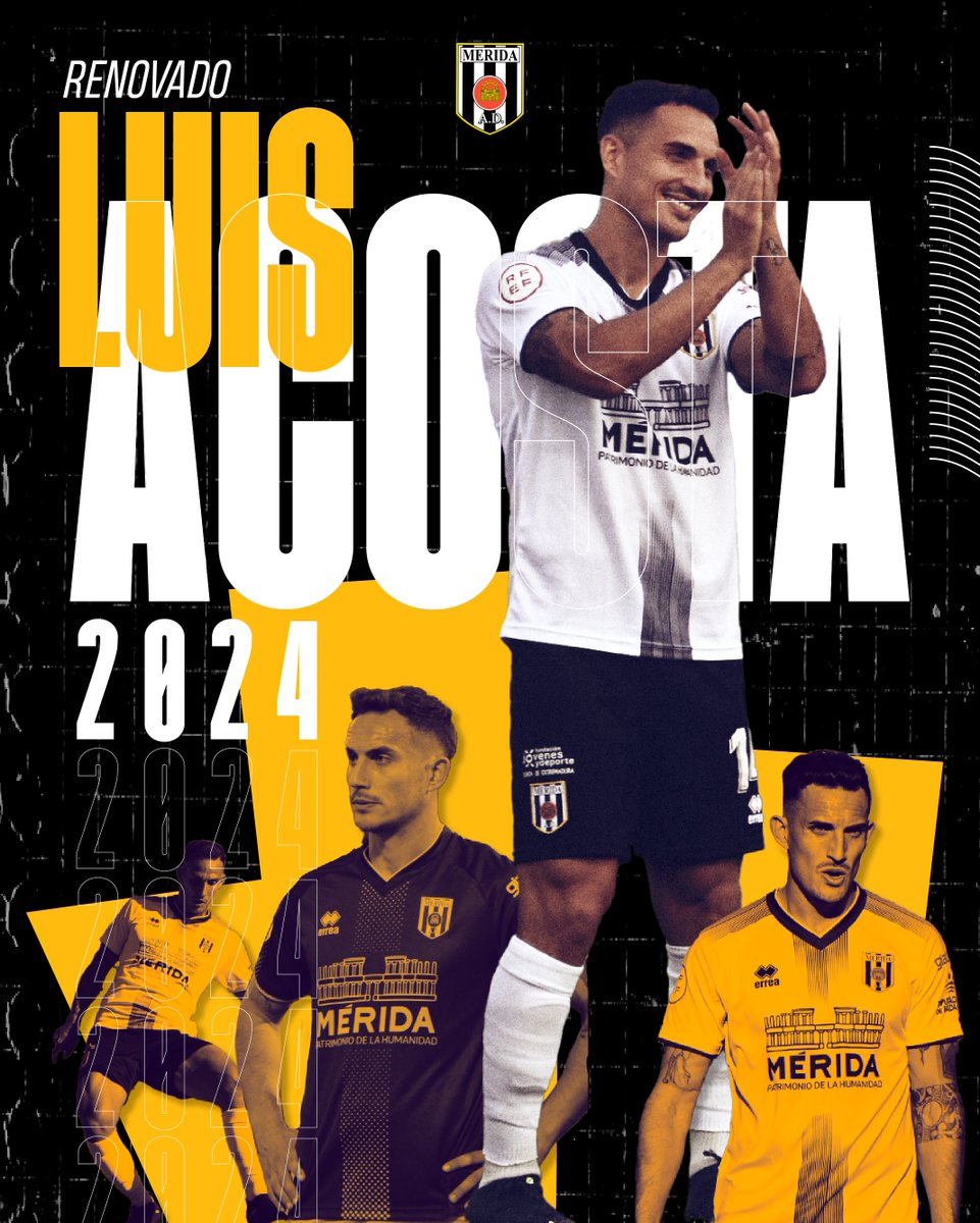 Merida_AD's tweet photo. ✅ 𝗢𝗙𝗜𝗖𝗜𝗔𝗟 |

📝 𝗟𝘂𝗶𝘀 𝗔𝗰𝗼𝘀𝘁𝗮, 𝗿𝗲𝗻𝗼𝘃𝗮𝗱𝗼

🆗 Tras alcanzar los objetivos marcados, continuará con nosotros una temporada más

📲 https://t.co/79QXz62ugo

#LuisAcosta2024 https://t.co/BdFUEMjyMJ