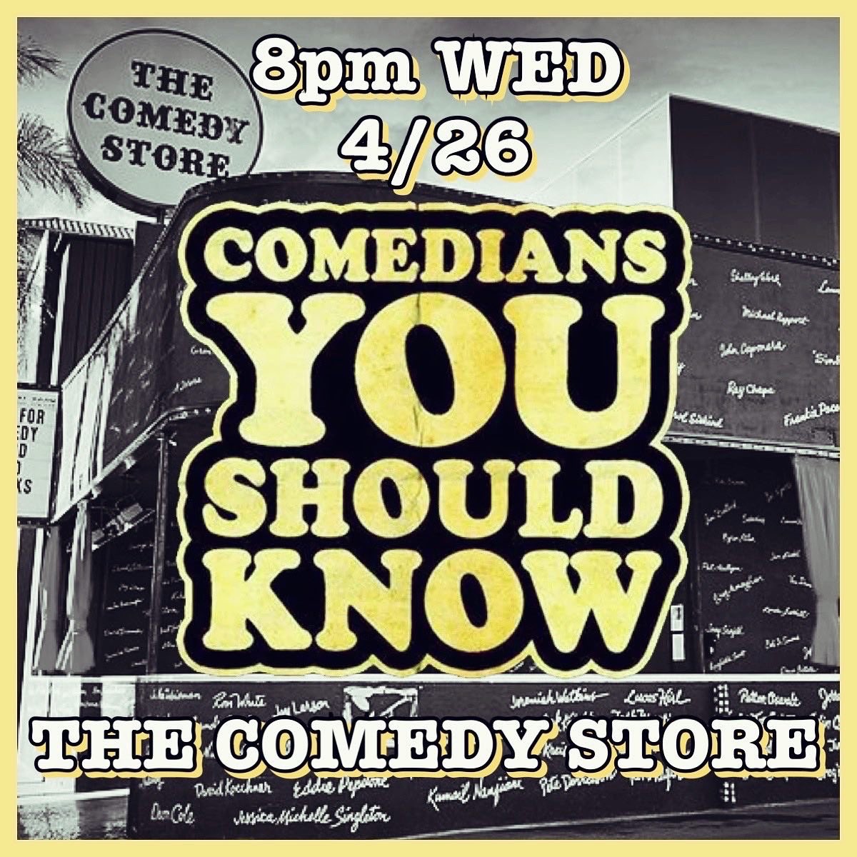 CYSK LA (@cyskla) on Twitter photo TONIGHT!!! 8pm <a href="/TheComedyStore/">The Comedy Store</a>!!! <a href="/AaaaronWeaver/">Aaron Weaver</a> hosts <a href="/sammymowrey/">Sammy “Samuel” Mowrey</a> <a href="/StephenAgyei/">Stephen Agyei 🇬🇭 🇺🇸</a> <a href="/JasonLawhead/">Jason Lawhead</a> <a href="/wolfiecomedy/">not rachel wolfson 🐺</a> <a href="/ryandalton/">Ryan Dalton</a> <a href="/NeNeGooter/">Renee Gauthier</a> <a href="/AaaaronWeaver/">Aaron Weaver</a> AND MORE!! get tix now! Link in bio. #cysk #cyskla TONIGHT!!! 8pm <a href="/TheComedyStore/">The Comedy Store</a>!!! <a href="/AaaaronWeaver/">Aaron Weaver</a> hosts <a href="/sammymowrey/">Sammy “Samuel” Mowrey</a> <a href="/StephenAgyei/">Stephen Agyei 🇬🇭 🇺🇸</a> <a href="/JasonLawhead/">Jason Lawhead</a> <a href="/wolfiecomedy/">not rachel wolfson 🐺</a> <a href="/ryandalton/">Ryan Dalton</a> <a href="/NeNeGooter/">Renee Gauthier</a> <a href="/AaaaronWeaver/">Aaron Weaver</a> AND MORE!! get tix now! Link in bio. #cysk #cyskla