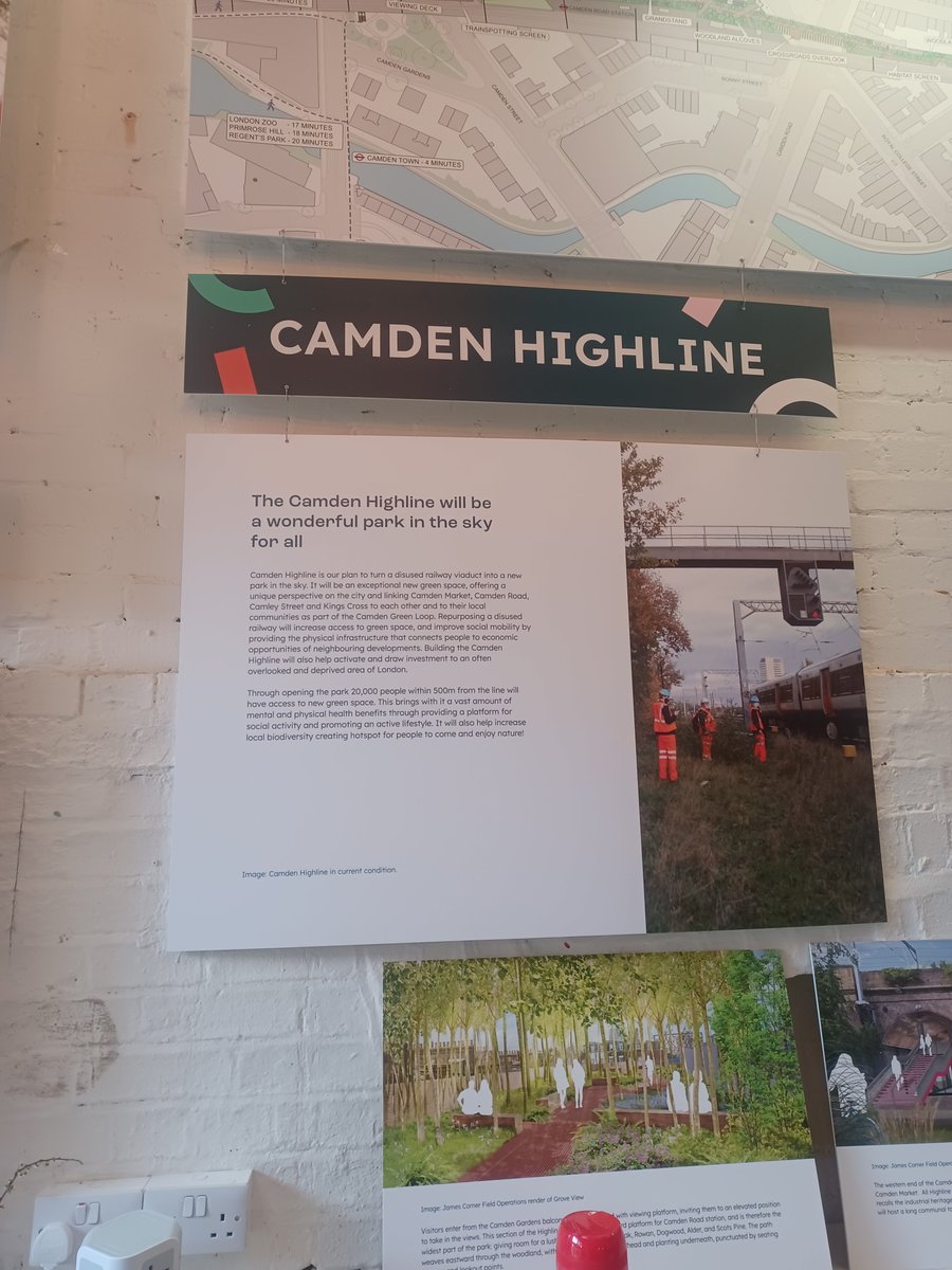 Throughly enjoyed being part of the consultation process at the workshop today. 2 hours of envisaging the future with continuity to local history. @FootwaysLondon  @CamdenHighline  @camden_giving