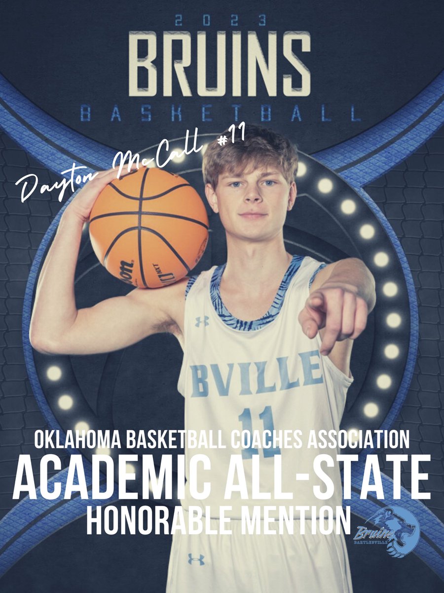 Bartlesville Bruins Basketball (@bvillebruinsmbb) on Twitter photo Congrats to these student-athletes as Aadhi and Dayton are recognized by OBCA for their academic honors! <a href="/aadhi_ayyappan/">Aadhi Ayyappan</a> Academic All-State First Team
Dayton Academic All-State Honorable Mention Congrats to these student-athletes as Aadhi and Dayton are recognized by OBCA for their academic honors! <a href="/aadhi_ayyappan/">Aadhi Ayyappan</a> Academic All-State First Team
Dayton Academic All-State Honorable Mention