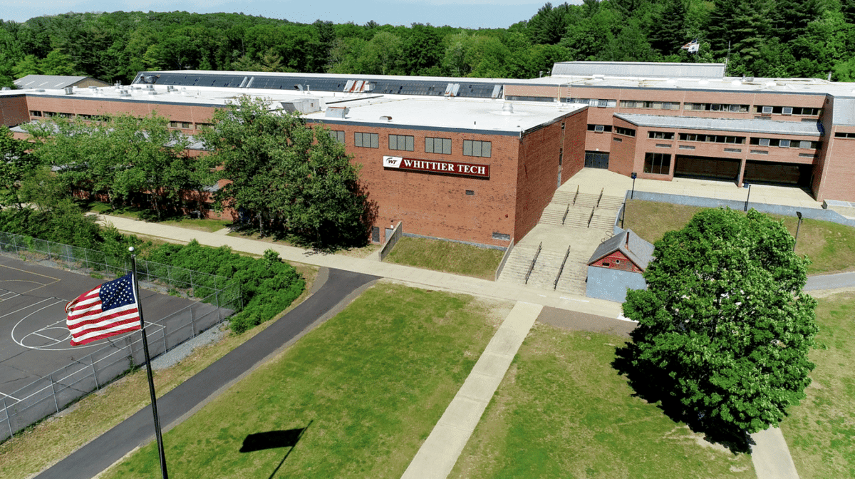 WhittierTechHS's tweet photo. Superintendent Lynch &amp; the WT School Committee are pleased to announce that the Massachusetts School Building Authority (MSBA) has approved its preferred design for a new school building. Check out the WT website for the full story. #BuildingTheFutureOfWhittier #WeAreWhittierTech https://t.co/OVOX9pSfic