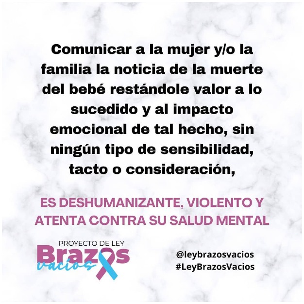 FundacionJic's tweet photo. 💙 Comunicar a la mujer y/o a la familia la noticia de la muerte del bebé restandole valor a lo sucedido y al impacto emocional de tal hecho, sin ningún tipo de sensibilidad, tacto o consideración, es deshumanizante, violencia y afecta la salud mental.
. 
#SíALeyBrazosVacíos 
🧵 https://t.co/4eRjFJpU5r