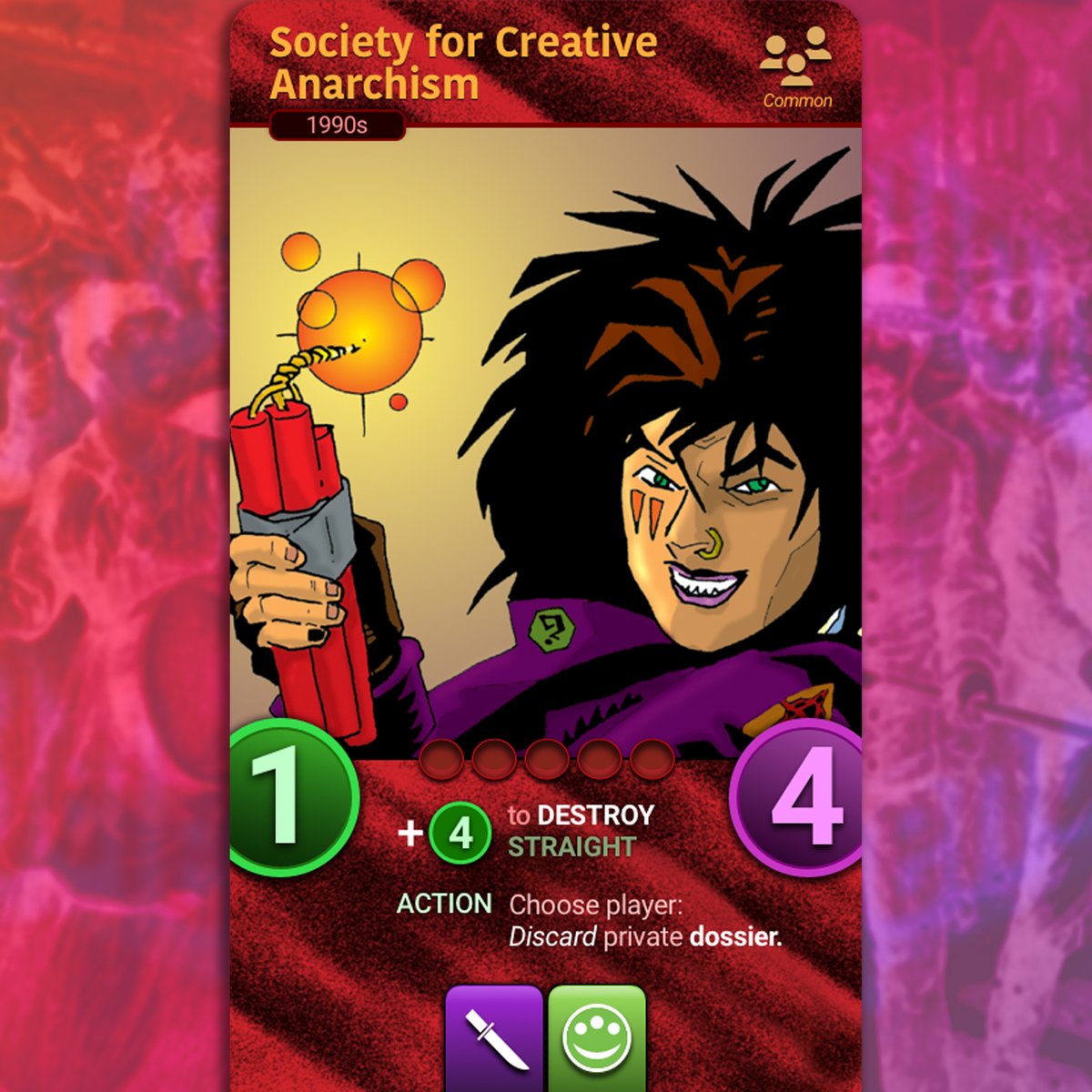 Looking for a new #ccg to play?  Try #ILLUMINATI, the game that WON'T send hired goons to your home to threaten your family when you purchase it!
(We use unmanned aerial drones for that.)

#indiedev #gamedev #WotC #Pinkertons #PinkertonThugs