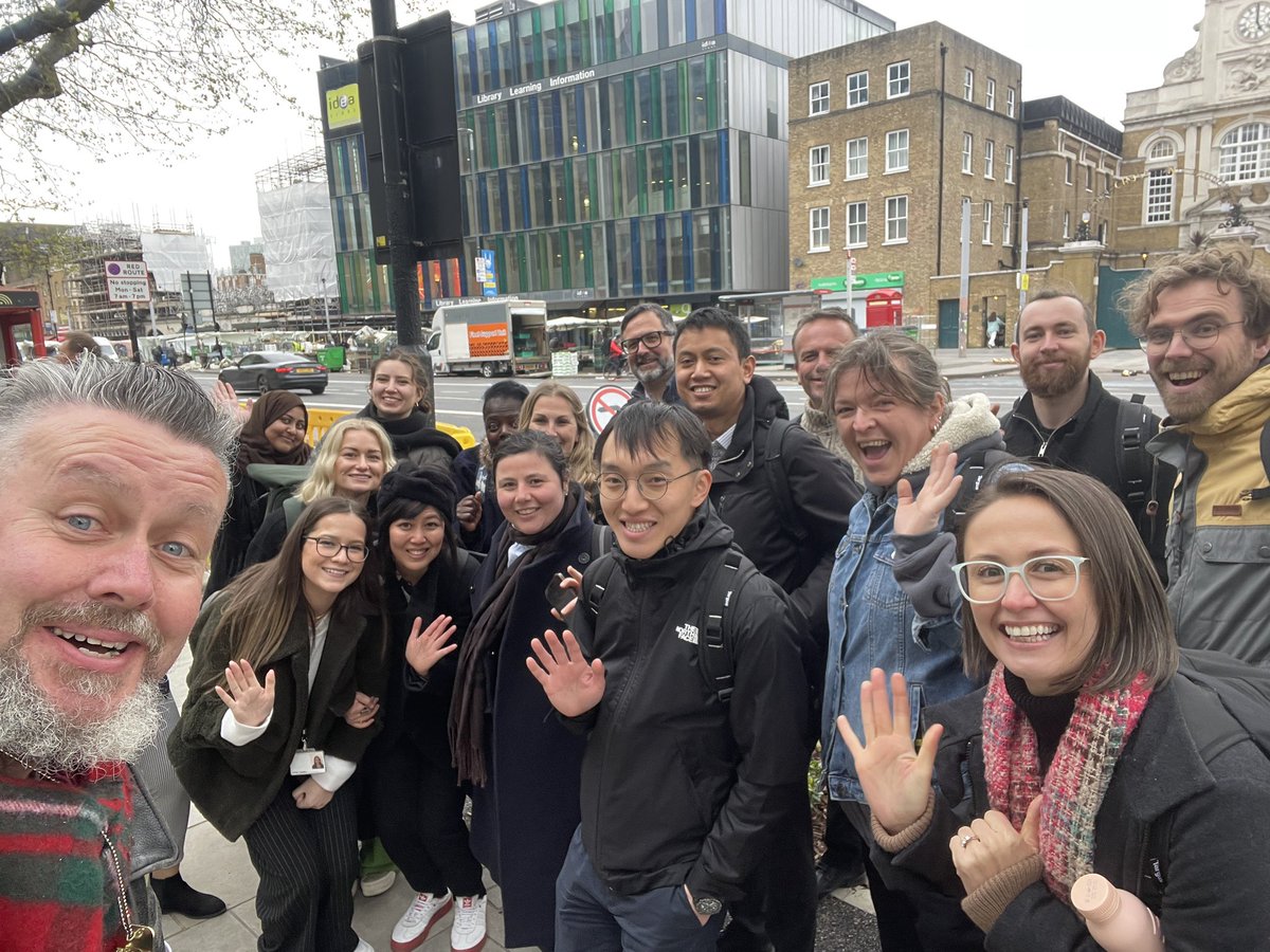 One of my very favourite groups - once a month I meet these guys at their office and we explore a different part of London each time. We’re in our 2nd year and today we ended up in #Whitechapel. #eventsplanning #lovelondon