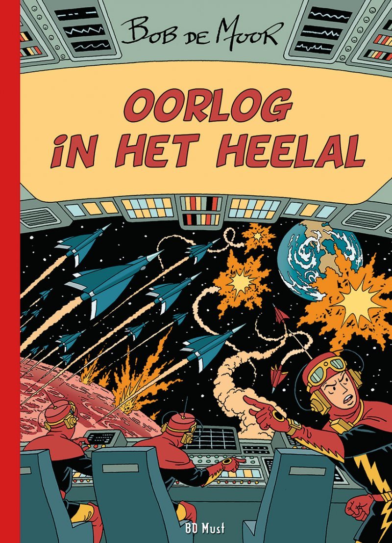 stripland_BENL's tweet photo. #Oorlog in het #Heelal, de strip van #BobDeMoor die eerder enkel in een pakket met andere titels verschenen was, is nu ook afzonderlijk verkrijgbaar bij #BDMust. Het betreft de eerste publicatie in kleur van dit ruimteavontuur uit de jaren 40. https://t.co/bgga4waGo7
