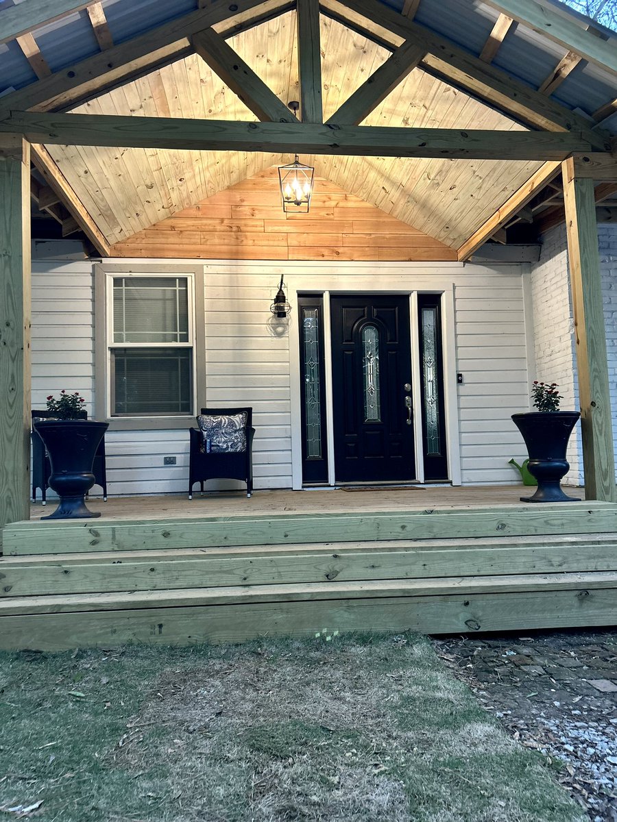 Front porch is coming along