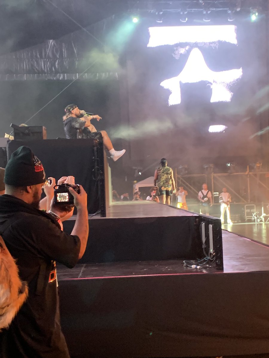 LMCrypt0's tweet photo. The bro @ICanPlug helping me out as cameraman! Ski signed one of my Jason masks and I gave him another and a pair of shorts 😎 4/5 https://t.co/KbBFS7fV42