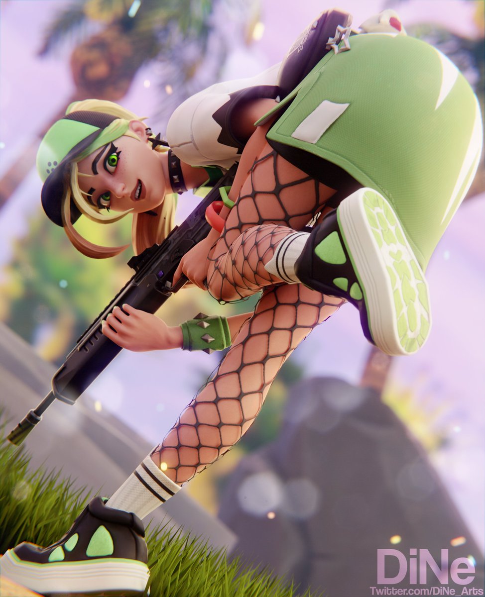 DiNe_Arts's tweet photo. "Try to keep up!"

A small attempt at playing with different angles and more "action-y posing". Any and all feedback is highly welcomed!

Helsie model by the fantastic @x_RedEyes ! Go follow them!

#fortnite #nsfw #helsie #FortniteArt #rule34 #FortniteNSFW #blenderart https://t.co/NYdZgYLLaz