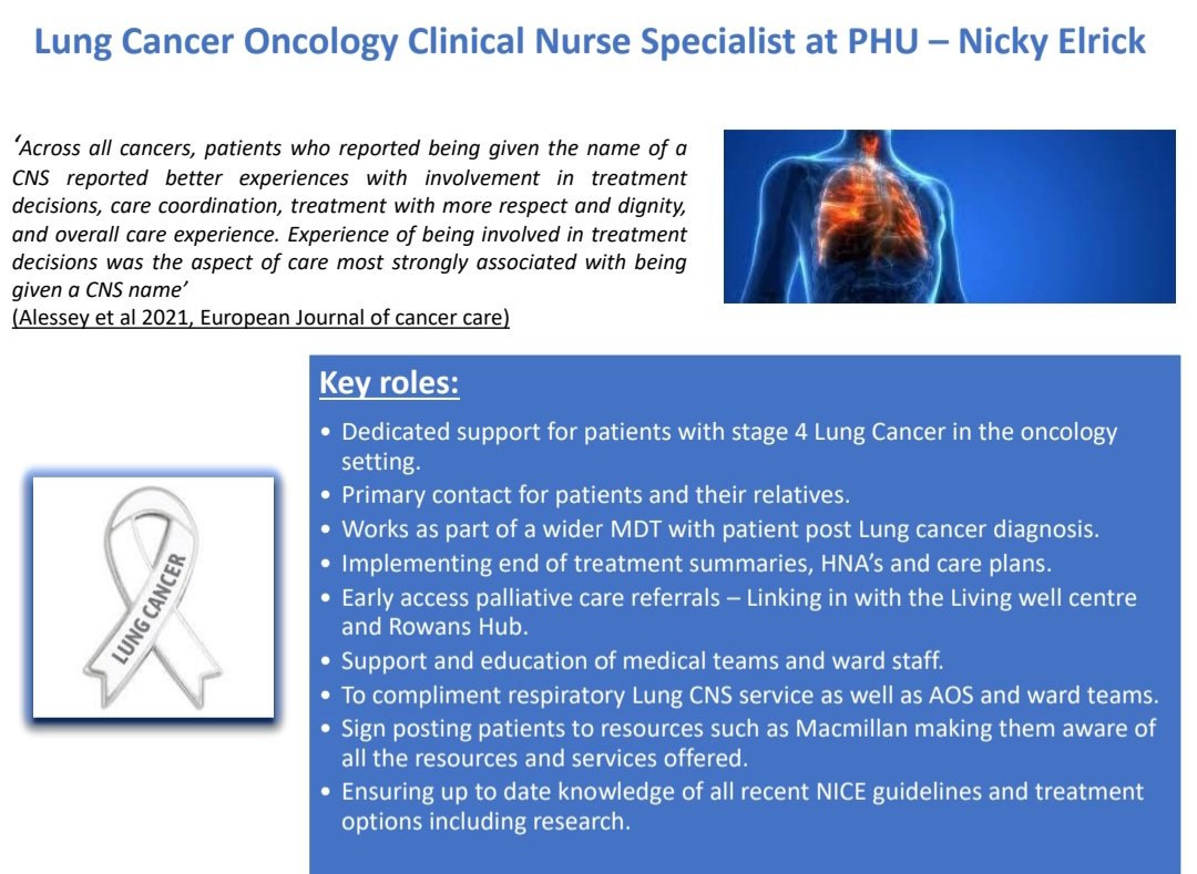 galaedit's tweet photo. Some amazing work our cancer CNSs are doing @PHU_NHS #NationalCancerCNSDay #MyMR @MesotheliomaUK https://t.co/FhVoW6o7nE