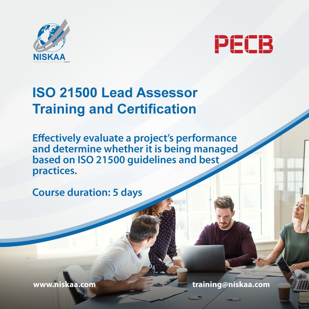 NiskaaGroup's tweet photo. ✅Increase your organization’s operational performance and reduce its costs, ✅Understand the essential principles of project management and improve its internal communications with #ISO21500.

#NISKAA offers PECB certified e-learning #ISOcourses. https://t.co/3Q6icOqNVL