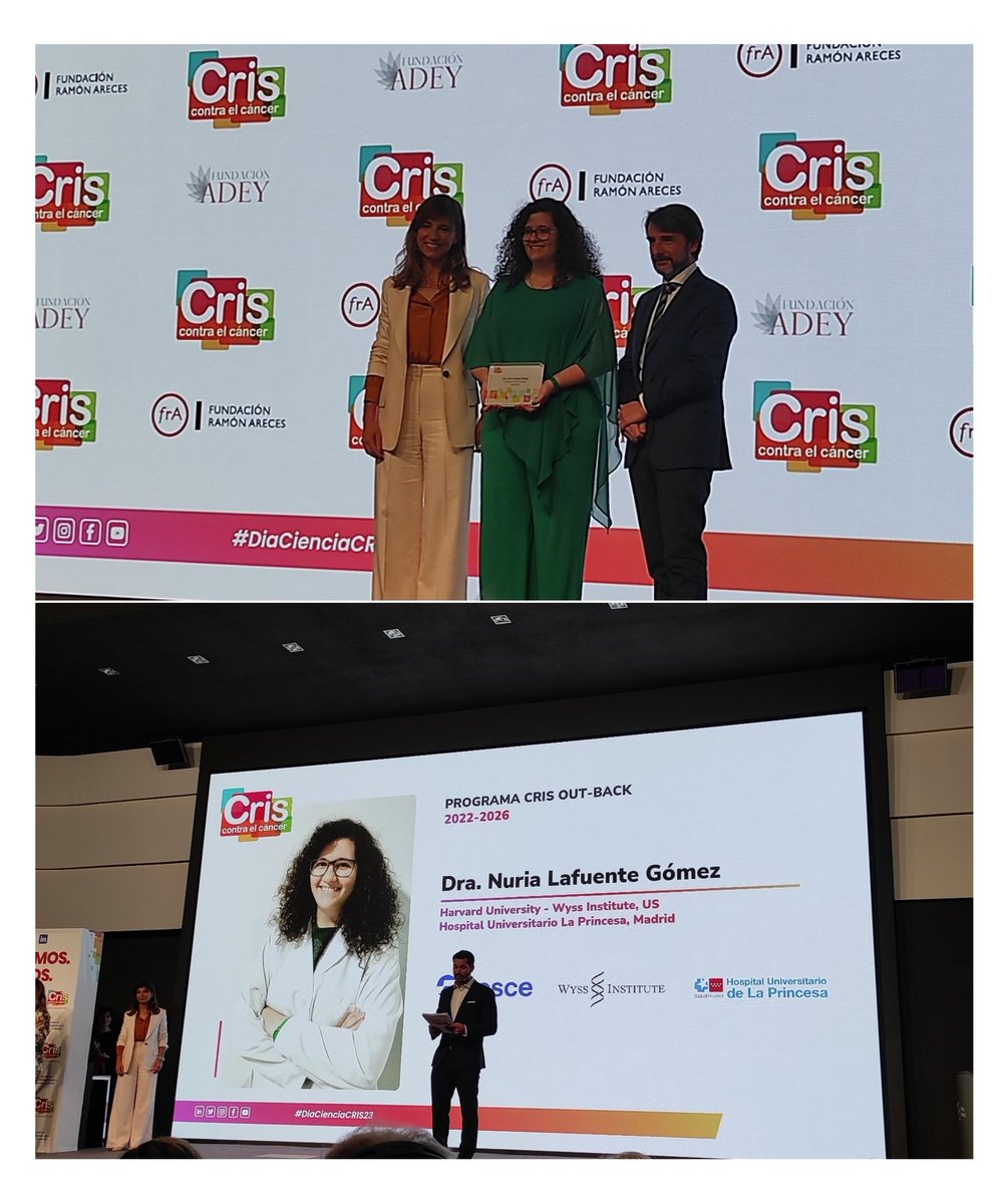 NanoBioTube (@nanobiotube) on Twitter photo So proud of our amazing <a href="/Nuria_LG/">Nuria Lafuente-Gómez ⚕</a>.
She obtains a CRIS Out-Back program from <a href="/criscancer/">CRIS contra el cáncer</a> to perform her research at <a href="/wyssinstitute/">Wyss Institute</a> <a href="/Harvard/">Harvard University</a> and #hospitaluniversitariolaprincesa
🥳👩🏻🔬💚👏
#DiaCienciaCRIS23 #investigaresavanzar So proud of our amazing <a href="/Nuria_LG/">Nuria Lafuente-Gómez ⚕</a>.
She obtains a CRIS Out-Back program from <a href="/criscancer/">CRIS contra el cáncer</a> to perform her research at <a href="/wyssinstitute/">Wyss Institute</a> <a href="/Harvard/">Harvard University</a> and #hospitaluniversitariolaprincesa
🥳👩🏻🔬💚👏
#DiaCienciaCRIS23 #investigaresavanzar