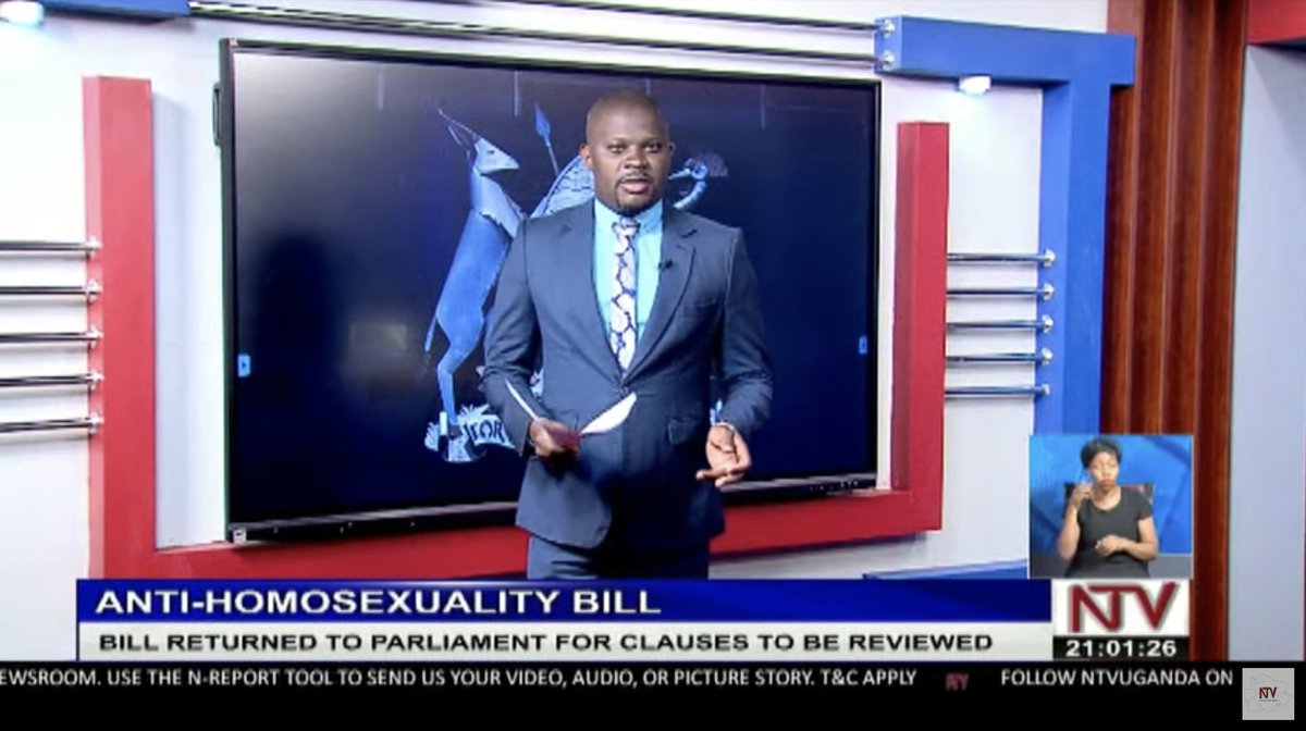ntvuganda's tweet photo. NOW: NTVTonight

President Yoweri Museveni has returned the Anti-homosexuality bill 2023 to parliament for review. #NTVNews  | https://t.co/eT1zHJpvsR

Details with @kyamageroandrew https://t.co/cNnCONlmCt