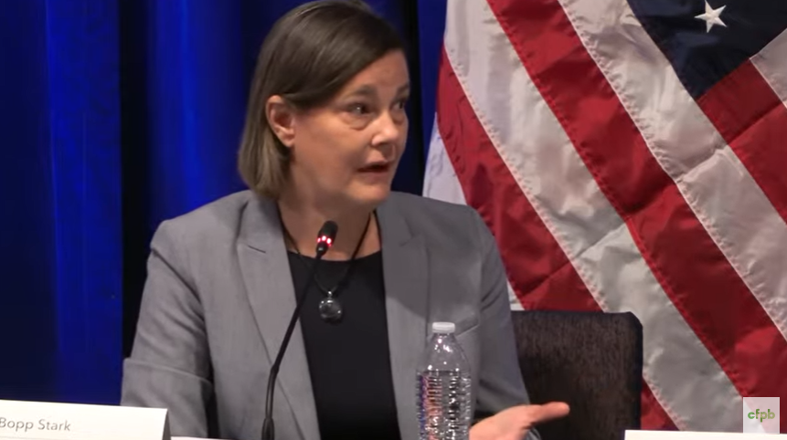 NCLC4consumers's tweet photo. We're asking @CFPB to look at the rules and see if there can be some changes...If you don't send these monthly statements, you can't charge interest...that would help a lot of people that now face huge bills that include interest." @aboppstark #CFPBLive  https://t.co/01iItLQHqu https://t.co/s3TGBf1g9U