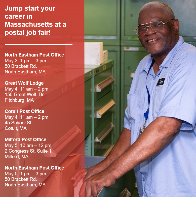 USPS_Careers on Twitter "Jump start your career in Massachusetts at a