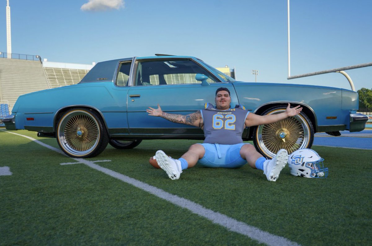 coachlisaj's tweet photo. Juan Gonzales OL transfer from McNeese State University has committed to Southern University https://t.co/HUhGfFfQiL